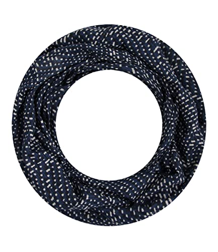 Majea Loop Schal Damen Schlauchschal Halstuch schmaler Loopschal (880050) (blau 1) von Majea