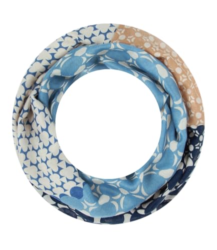 Majea Loop Schal Damen Schlauchschal Halstuch schmaler Loopschal (880050) (blau 17) von Majea
