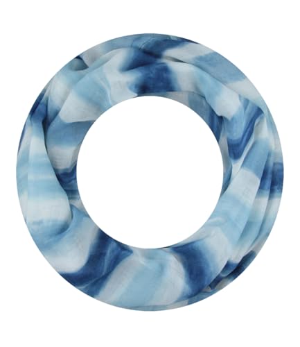 Majea Loop Schal Damen Schlauchschal Halstuch schmaler Loopschal (880050) (blau 18) von Majea