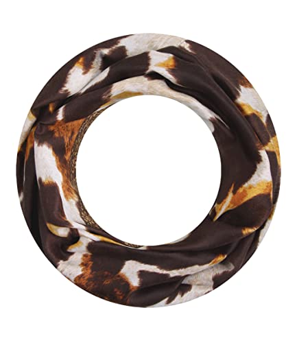 Majea Loop Schal Damen Schlauchschal Halstuch schmaler Loopschal (880050) (braun 3) von Majea