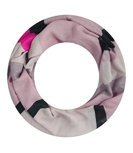 Majea Loop Schal Damen Schlauchschal Halstuch schmaler Loopschal (880050) (rosa 7) von Majea