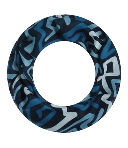 Majea Loop Schal Damen Schlauchschal Halstuch schmaler Loopschal (880051) (blau 4) von Majea