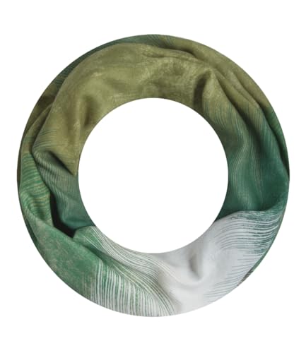 Majea Loop Schal Damen Schlauchschal Halstuch schmaler Loopschal (880051) (grün 6) von Majea