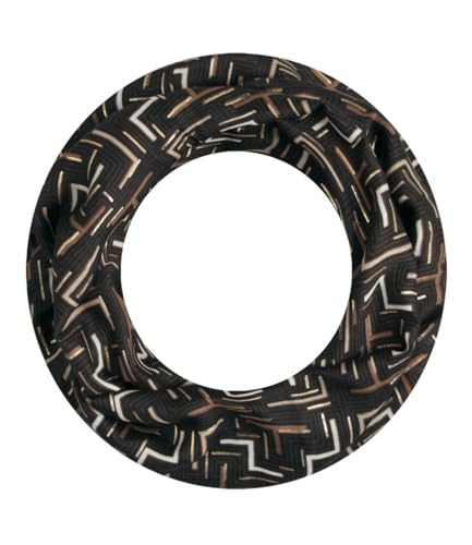 Majea Loop Schal Damen Schlauchschal Halstuch schmaler Loopschal (880051) (schwarz 7) von Majea