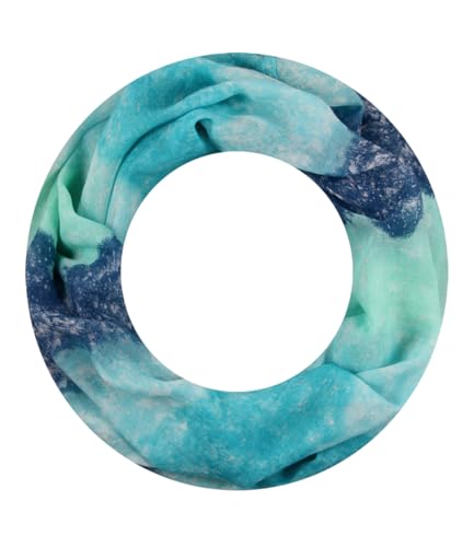 Majea Loop Schal Damen Schlauchschal Halstuch schmaler Loopschal (880052) (blau 11) von Majea