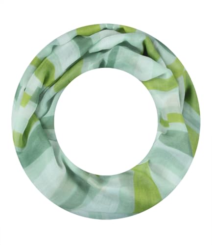 Majea Loop Schal Damen Schlauchschal Halstuch schmaler Loopschal (880052) (grün 10) von Majea