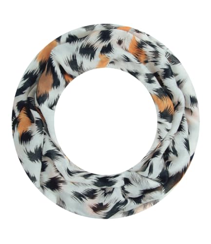 Majea Loop Schal Damen Schlauchschal Halstuch schmaler Loopschal (880052) (orange 2) von Majea