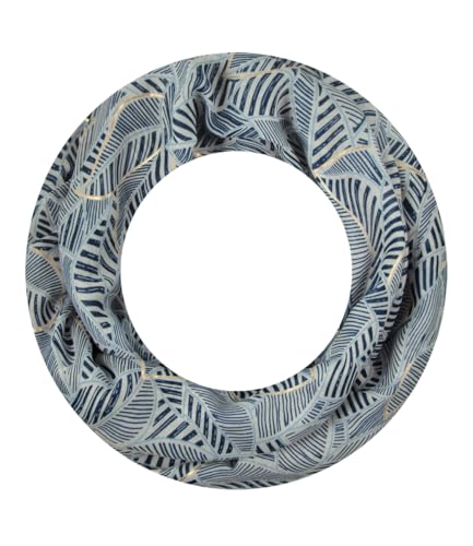 Majea Loop Schal Damen Schlauchschal Halstuch schmaler Loopschal (880053) (blau 2) von Majea