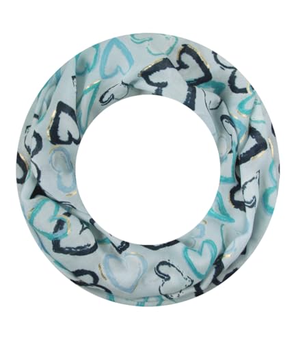 Majea Loop Schal Damen Schlauchschal Halstuch schmaler Loopschal (880053) (blau 4) von Majea