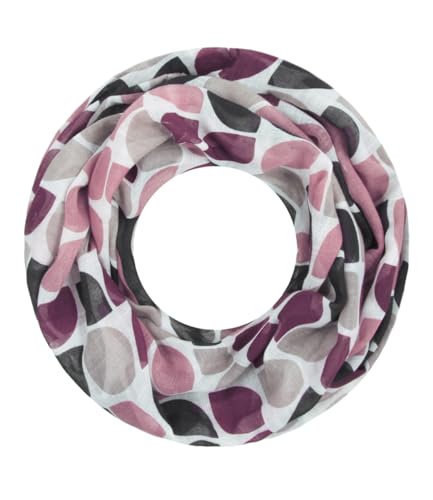 Majea Loop Schal Damen Schlauchschal - viele Farben - modischer Loopschal - Halstücher, Weinrot 6, 180 x 90 von Majea