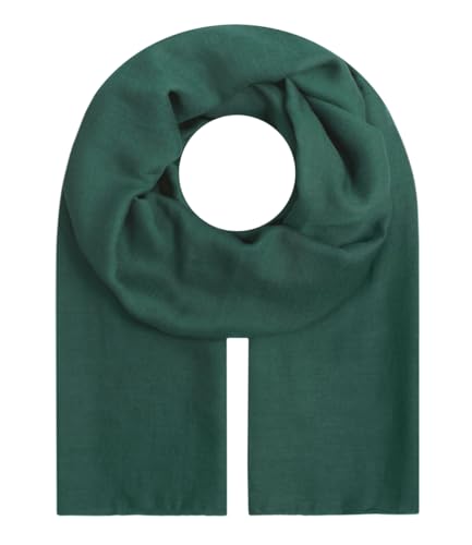 Majea Tuch Aurora“ großes Damen-Halstuch Pareo Sarong Tuch Damen Schal Tuch einfarbig uni Schals und Tücher (880011) (pinie) von Majea