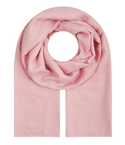 Majea Tuch Aurora“ großes Damen-Halstuch Pareo Sarong Tuch Damen Schal Tuch einfarbig uni Schals und Tücher (880011) (rosa) von Majea