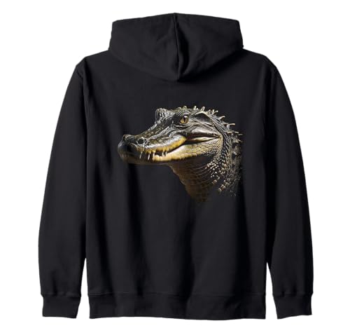 Majestic Krokodil Alligator - Kinder & Erwachsene Reptilien Grafik Kapuzenjacke von Majestic Crocodile & Alligator Graphics