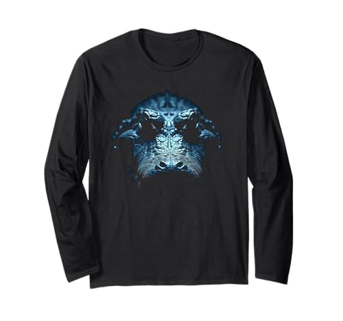 Majestic Krokodil Alligator - Kinder & Erwachsene Reptilien Grafik Langarmshirt von Majestic Crocodile & Alligator Graphics