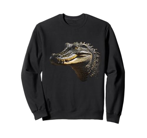 Majestic Krokodil Alligator - Kinder & Erwachsene Reptilien Grafik Sweatshirt von Majestic Crocodile & Alligator Graphics