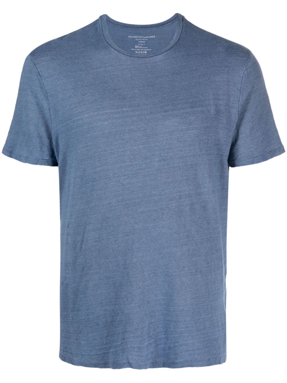 Majestic Filatures T-Shirt mit rundem Ausschnitt - Blau von Majestic Filatures