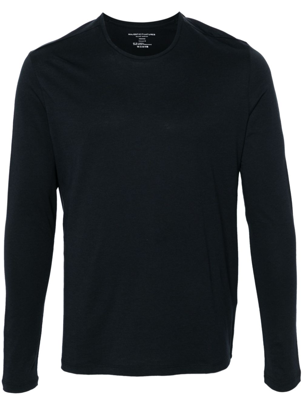 Majestic Filatures crew-neck long-sleeve T-shirt - Blau von Majestic Filatures