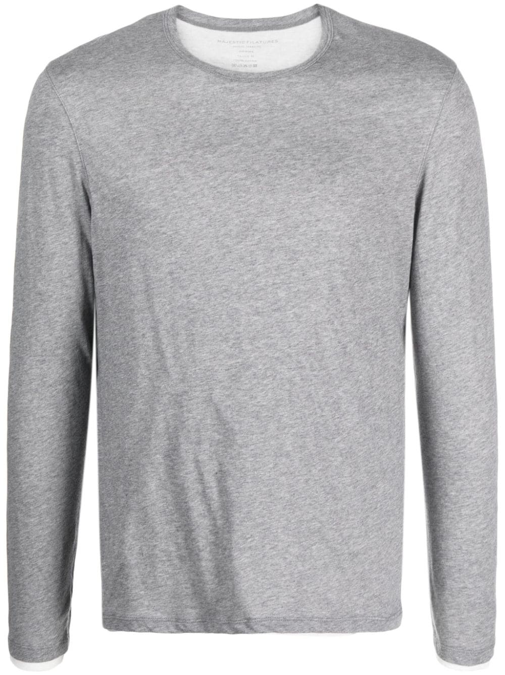 Majestic Filatures Sweatshirt mit meliertem Effekt - Grau von Majestic Filatures