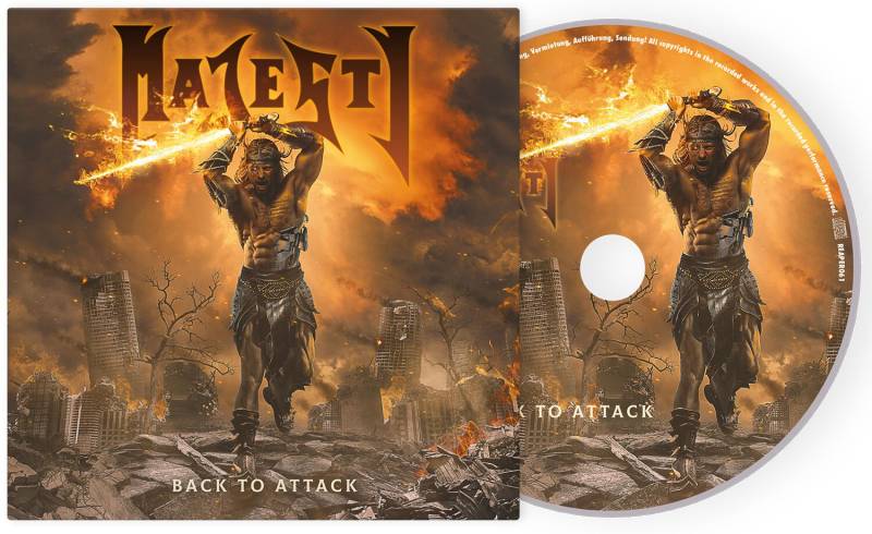 Back to attack von Majesty - CD (Digipak, Limited Edition) von Majesty