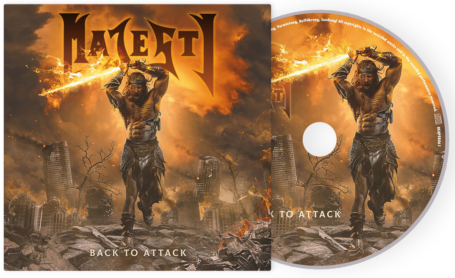 Majesty Back to attack CD multicolor Majesty Back to attack CD multicolor von Majesty