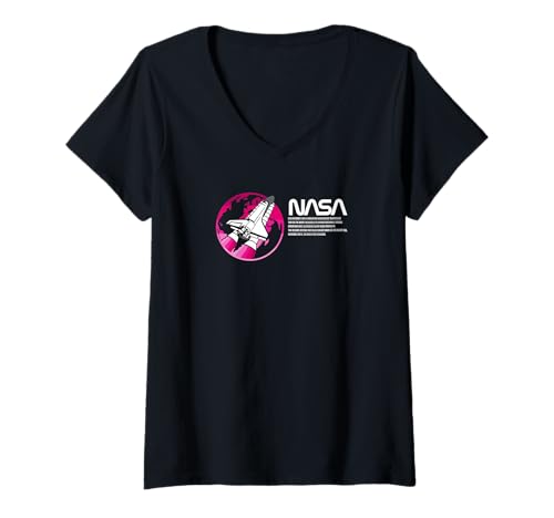Damen NASA - Innovation Priorities, weiß T-Shirt mit V-Ausschnitt Damen NASA - Innovation Priorities, weiß T-Shirt mit V-Ausschnitt von Major Future Weltraumforscher NASA Shop