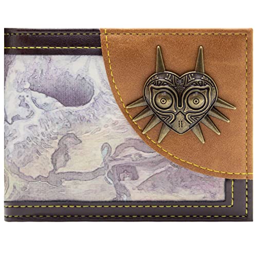 Majora's Mask Zelda Retro Karte Metall Emblem Geldbörse Bi-fold Id & Kartenhalter, Braun Majora's Mask Zelda Retro Karte Metall Emblem Geldbörse Bi-fold Id & Kartenhalter, Braun von Majora's Mask