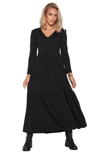 Makadamia Women's M570 Casual Dress, schwarz, 40-42 von Makadamia