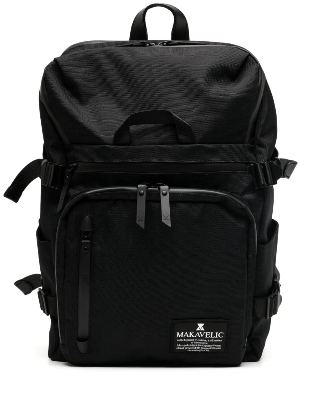 Makavelic Chase Square Box Rucksack - Schwarz von Makavelic