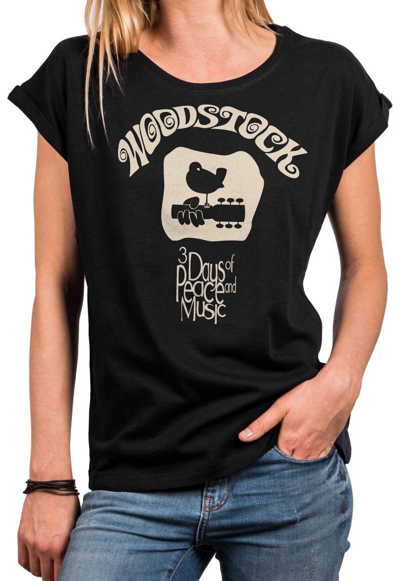 Damenshirt Sommer Top Mit Aufdruck Musik Motiv Frauen T-Shirt Oversize Tunika Print Damen Große Größen Xs-Xxxxxl von MakayaShirts