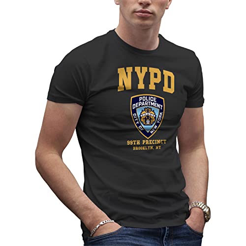 Brooklyn 99 New York Police Nine Nine Herren Schwarz T-Shirt Size L von Makdi