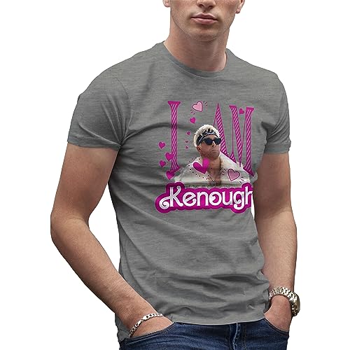 I am Kenough Herren Grau T-Shirt Size XXL von Makdi