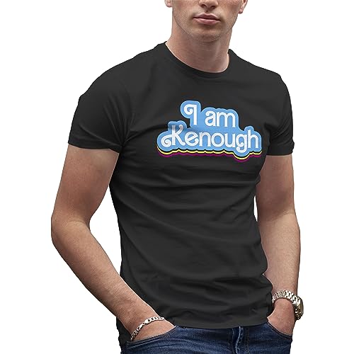 I am Kenough New Trending by Ryan Herren Schwarz T-Shirt Size XXL von Makdi