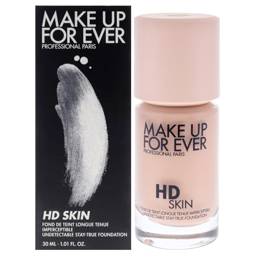Make Up For Ever HD Skin Undetectable Longwear Foundation – 1R12 für Frauen – 28,3 g Foundation von Make Up For Ever