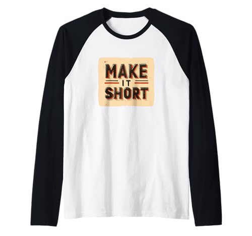 Make it Kurzkostüm für Jungen und Mädchen Raglan von Make it Short Outfit