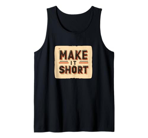 Make it Kurzkostüm für Jungen und Mädchen Tank Top Make it Kurzkostüm für Jungen und Mädchen Tank Top von Make it Short Outfit
