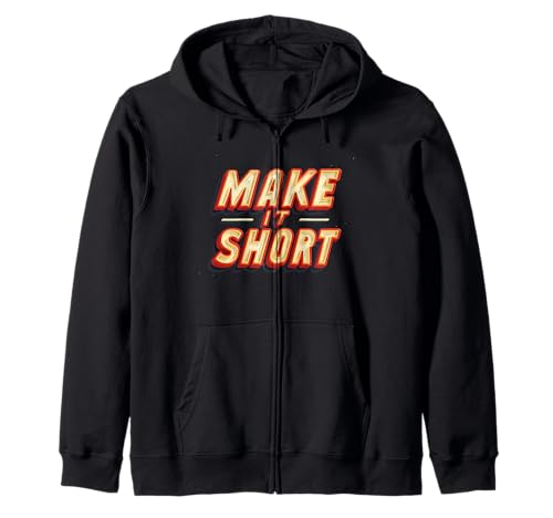 Make it Short Emblem für Erwachsene und Kinder Kapuzenjacke Make it Short Emblem für Erwachsene und Kinder Kapuzenjacke von Make it Short Outfit