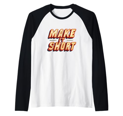 Make it Short Emblem für Erwachsene und Kinder Raglan Make it Short Emblem für Erwachsene und Kinder Raglan von Make it Short Outfit