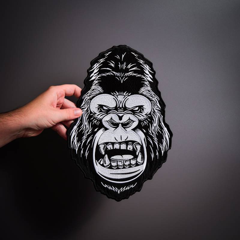 Gorilla Large Back Patch Für Custom Bikerweste von MakeMyPatchNow