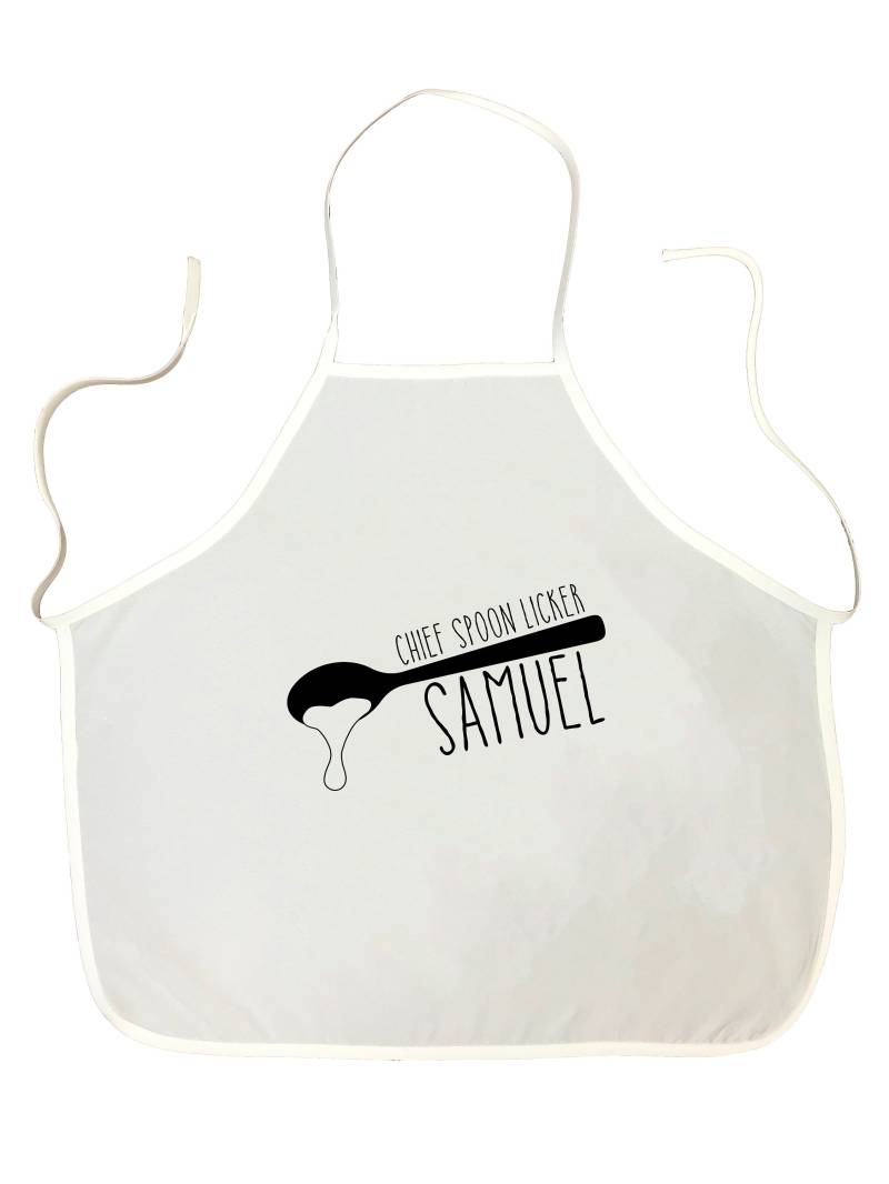 Kleinkinder Personalisierte Schürze Löffel Licker Küche Backen Kochen Pinny Kind von MakeThisMineGifts