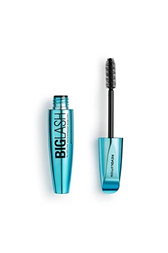 Revolution Beauty, Big Lash Volume Waterproof Mascara, Volumising & Lengthening with a Lightweight Feel, Fast-Drying, Vegan & Cruelty-Free, Jet Black von Makeup Revolution