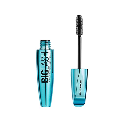 Revolution Beauty, Big Lash Volume Waterproof Mascara, Volumising & Lengthening with a Lightweight Feel, Fast-Drying, Vegan & Cruelty-Free, Jet Black Revolution Beauty, Big Lash Volume Waterproof Mascara, Volumising & Lengthening with a Lightweight Feel, Fast-Drying, Vegan & Cruelty-Free, Jet Black von Makeup Revolution