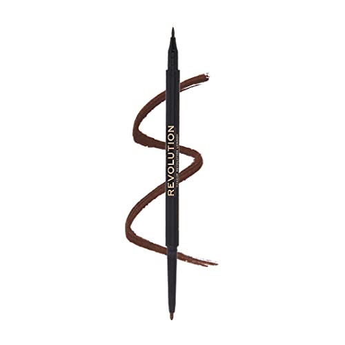 Makeup Revolution, Revolution Felt & Kohl Eyeliner, Brown von Makeup Revolution