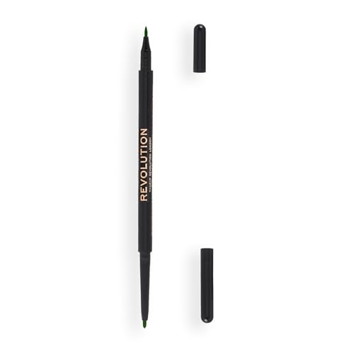 Makeup Revolution, Revolution Felt & Kohl Eyeliner, Green von Revolution Beauty London