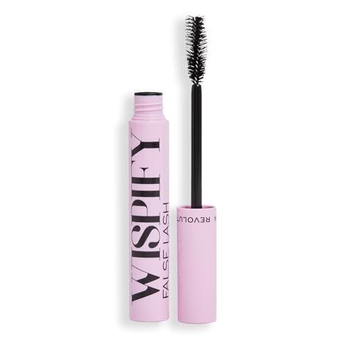 Makeup Revolution, Wispify False Lash Mascara, Nourishing Formula, Ultra Black, 8.8ml von Revolution Beauty London