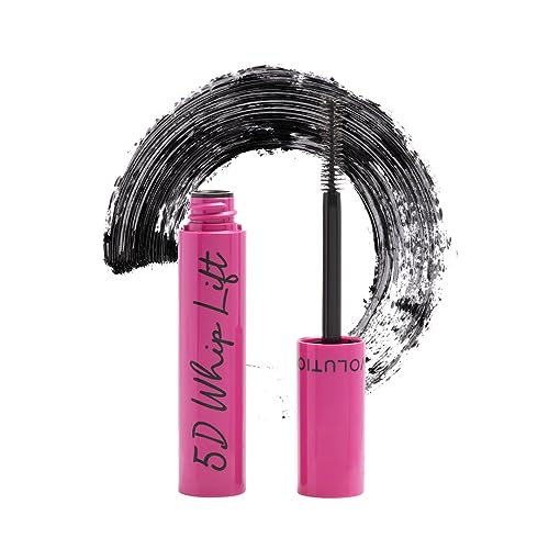 Makeup Revolution 5D Whip Lift Mascara, Maximum Lift, Length & Volume, Long-Lasting, Smudge Resistant, Black, 12ml von MakeUp Revolution