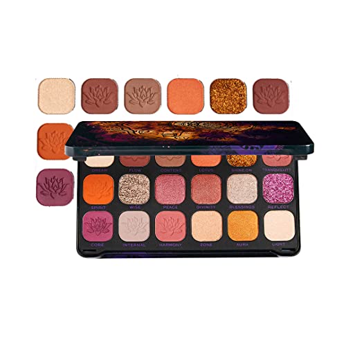 Makeup Revolution, Forever Flawless Lidschattenpalette, Spiritualität, 18 Farbtöne, 19.8g von Makeup Revolution