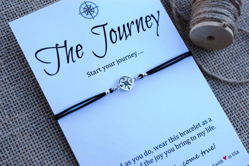 Beste Freund Geschenke Sterling Silber Kompass Armband Für Ihn Freundschaft Männer Geschenk Wunsch Valentinstag Für von MakeaWishXO