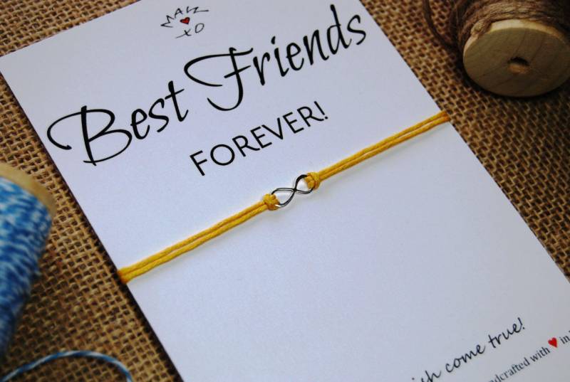 Bester Freund Geschenk Freundschaft Armband Sterling Silber Infinity Bff Für Wunsch Immer Schwestern Im Herzen von MakeaWishXO