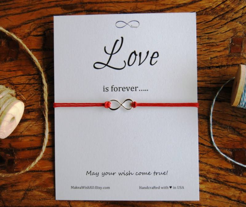 Paare Armband Jahrestag Geschenk Geschenke Für Sie Geburtstag Wunsch Sterling Silber Infinity Weihnachtsgeschenkidee von MakeaWishXO