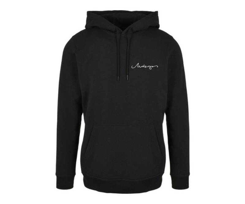 Makenjo Kapuzenpullover Hoodie mit Kapuze Schwarz Print Pullover Pulli von Makenjo